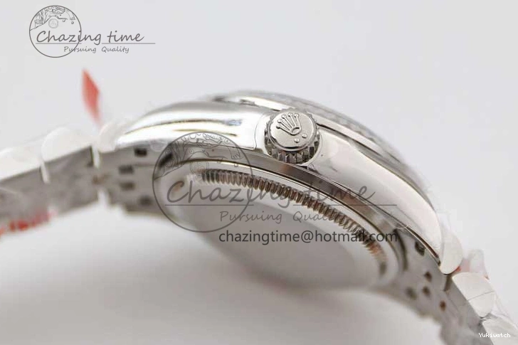 SS Bracelet 904L Dial Steel Best Roman Edition President NH05 TWF on Markers Purple DateJust 28 1:1 Lady 0331